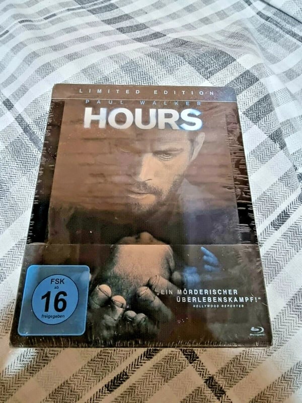 HOURS BluRay Limited Edition Exclusive OOP Steelbook Paul Walker Brand New