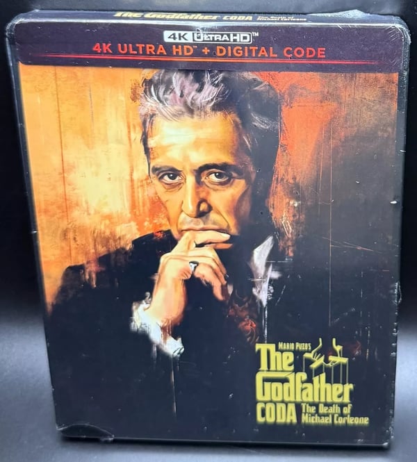 THE GODFATHER PART III 4K UHD BLURAY STEELBOOK READ DESCRIPTION Brand New