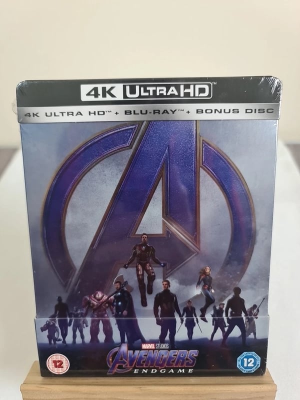 AVENGERS ENDGAME 4K ULTRA HD BLURAY STEELBOOK , Brand New
