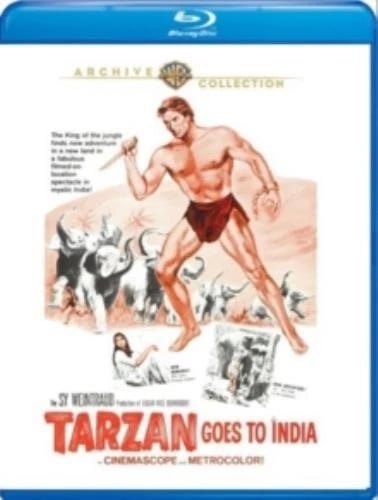 TARZAN GOES TO INDIA (1962) Region free Blu Ray Brand New