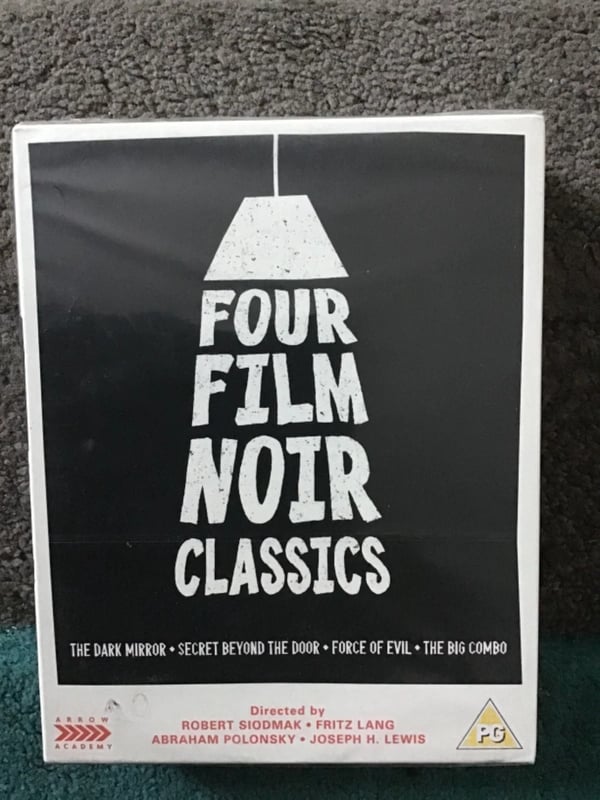 Four Film noir classics .4 disc blu ray box set. Arrow.region B. Brand New