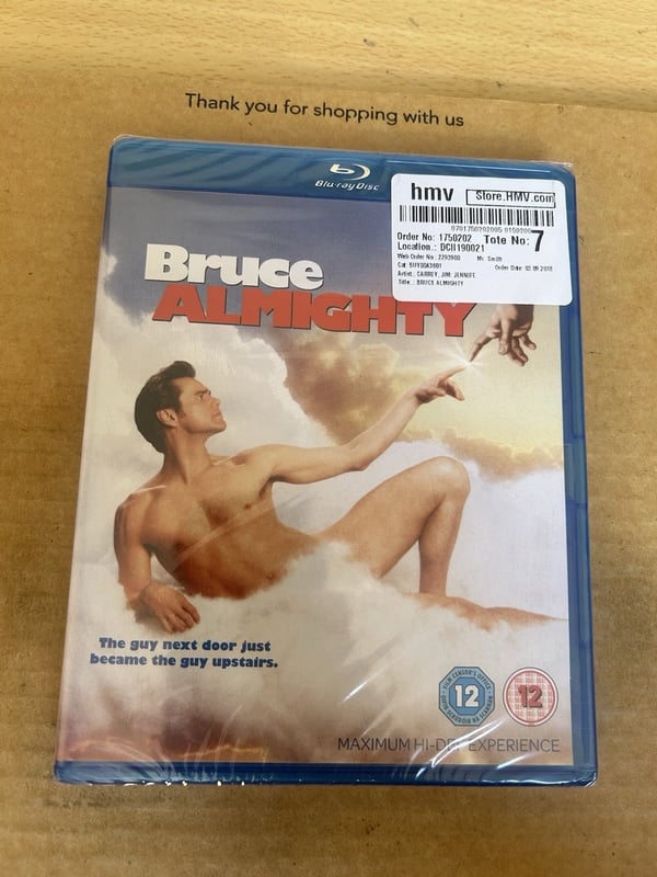Bruce Almighty (2003) Very Rare Blu Ray Jim Carrey Comedy Brand New