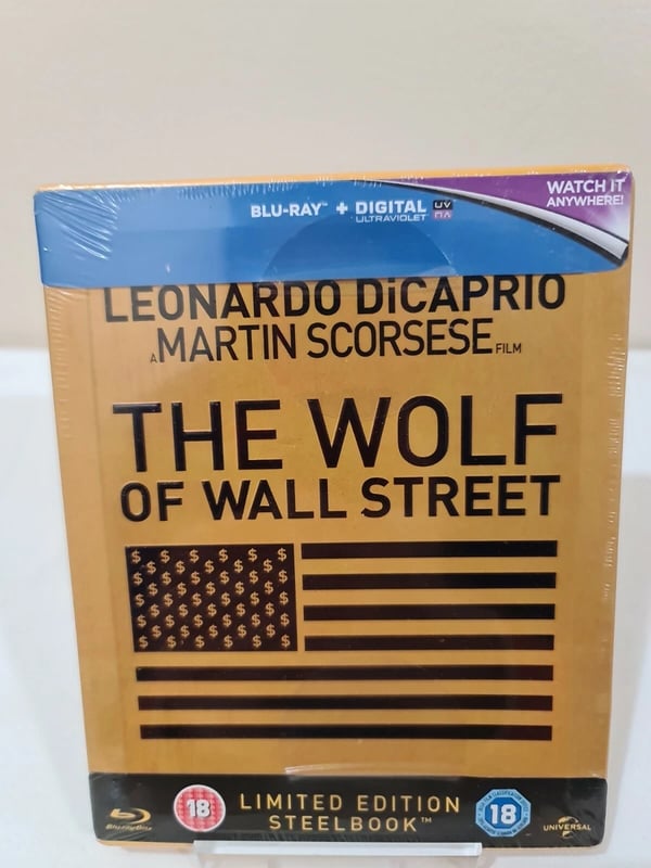 THE WOLF OF WALL STREET LIMITED EDITION BLURAY STEELBOOK Brand New