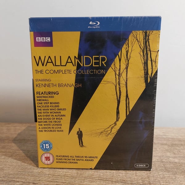 Wallander: The Complete Collection Box Set [Bluray] Season 1 2 3 4 | Brand New