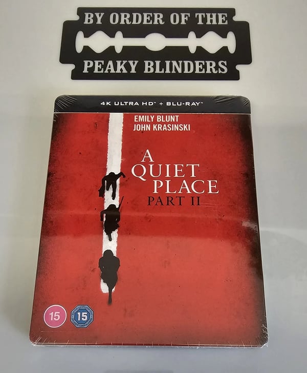 A QUIET PLACE PART II LIMITED EDITION 4K ULTRA HD STEELBOOK (INCLUDES BLURAY) Brand New