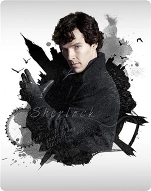 SHERLOCK COMPLETE SERIES 1 DVD 1st First Season One Limited Ed Steelbook BLURAY Brand New