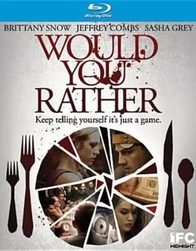 WOULD YOU RATHER Region A Blu Ray,US Import Brand New