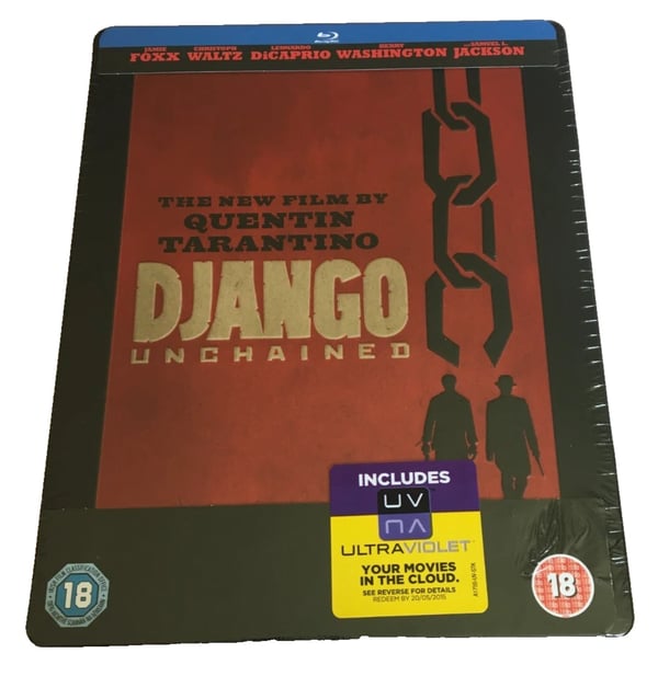 DJANGO UNCHAINED BLURAY STEELBOOK LIMITED EDITION Film Rare Brand New