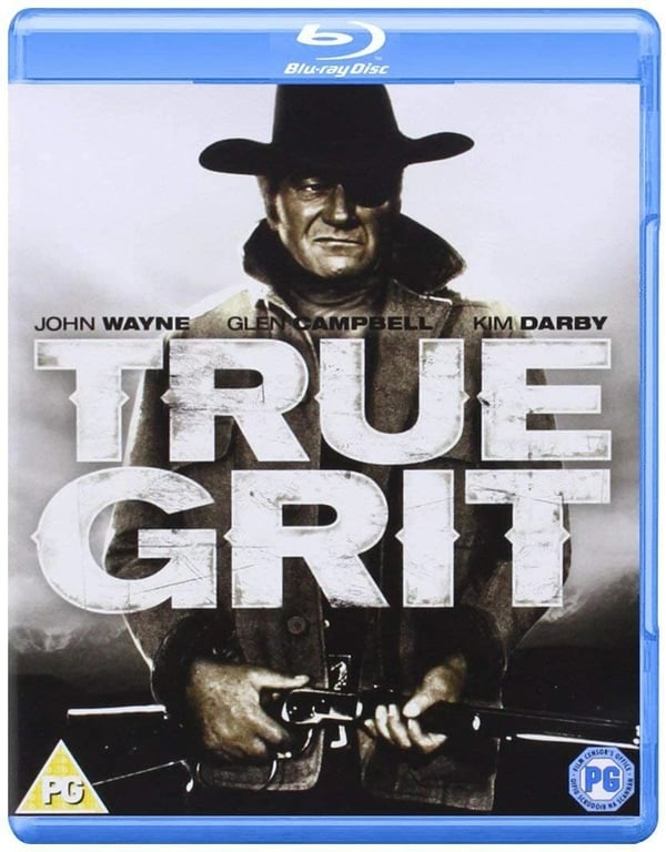 TRUE GRIT Bluray John Wayne Kim Darby Glen Campbell R2 Brand New