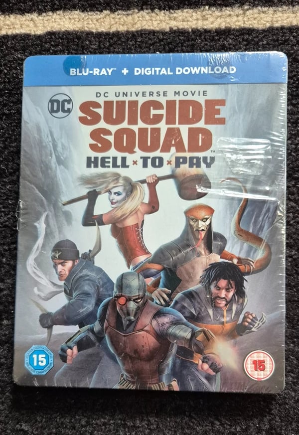 DC: Suicide Squad Hell To Pay Bluray 1Disc, Steelbook, 2018 MINT! Brand New