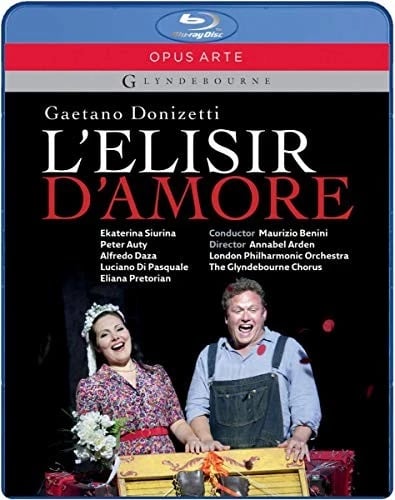 L'elisir D'amore Glyndebourne Benini Bluray 56 S4z Brand New