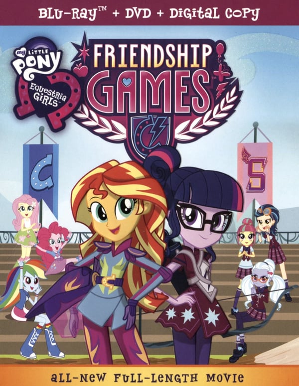 MY LITTLE PONY EQUESTRIA GIRLS FRIENDSHIP GAMES 2015 / Region A Bluray Brand New