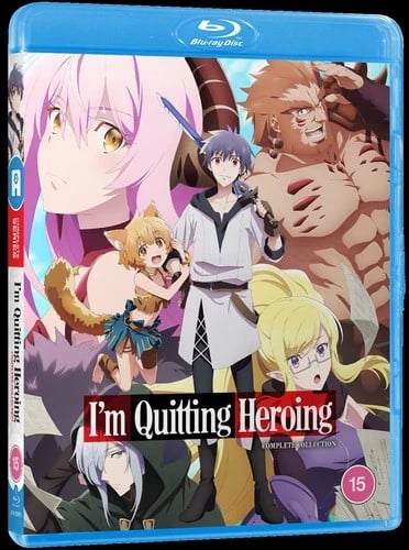 I'm Quitting Heroing: Complete Collection Bluray (2025) Yuu Nobuta cert 15 2 Brand New