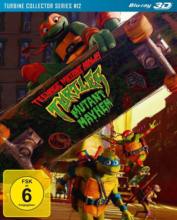 Teenage Mutant Ninja Turtles: Mutant Mayhem 3D Turbine Collector Ser (Bluray) Brand New