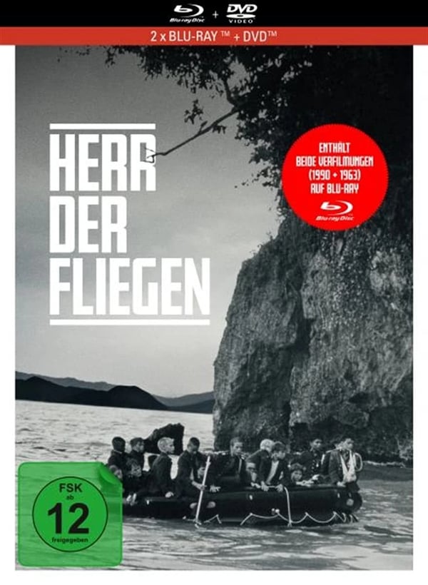 Herr der Fliegen (1990 + 1963) 3Disc Limited Collector's Edition im (Bluray) Brand New