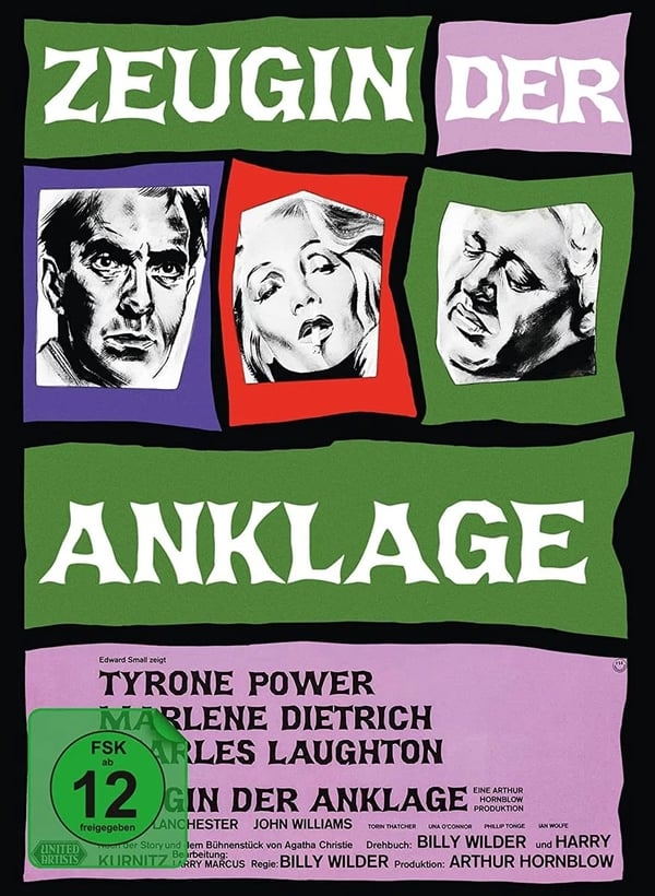 Zeugin der Anklage im Mediabook (Bluray) Brand New
