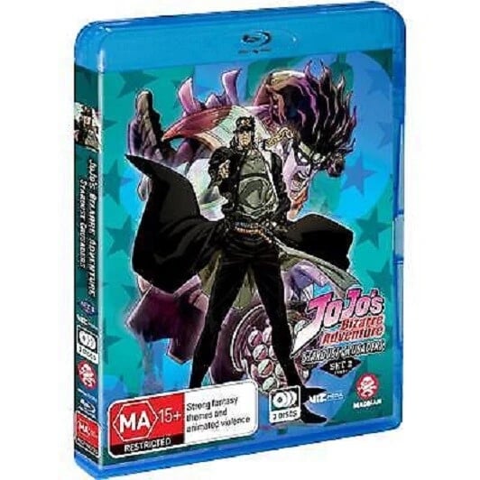 Jojo’s Bizarre Adventures: Stardust Crusade set 2 Blu Ray Region B Brand New