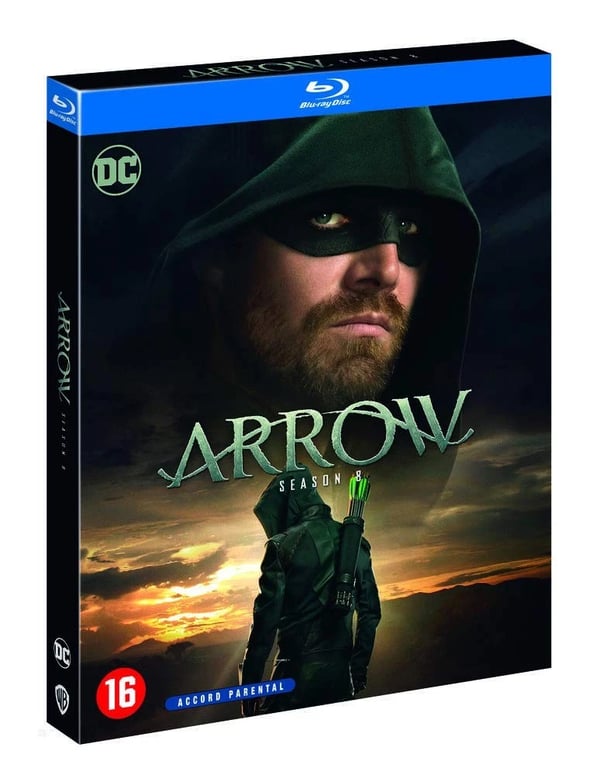 Arrow Saison 8 (Bluray) David Ramsey Stephen Amell Brand New Arrow Saison 8 (Bluray) David Ramsey Stephen Amell Brand New