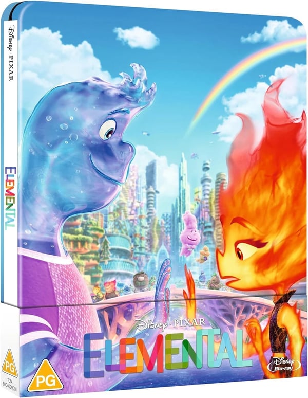Disney Pixars Elemental Steelbook [Bluray] [Region Free] Brand New
