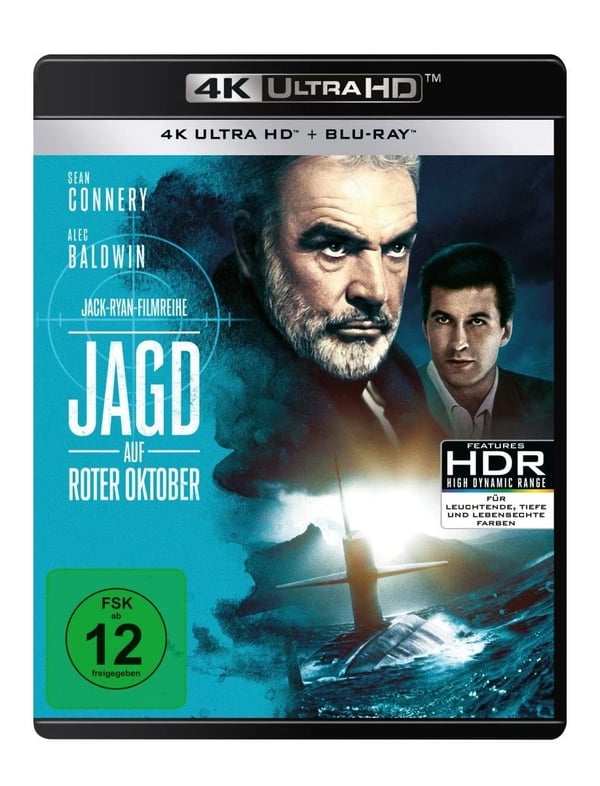 Jagd auf Roter Oktober (4K UltraHD) (+ Bluray 2D) (4K UHD Bluray) Brand New
