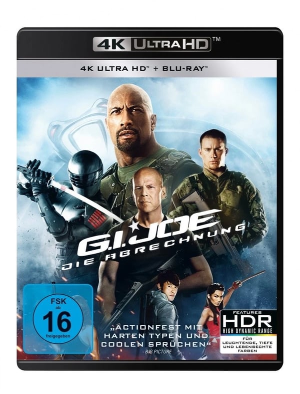 G.I. Joe Die Abrechnung (4K UltraHD) (+ Bluray 2D) (4K UHD Bluray) Brand New
