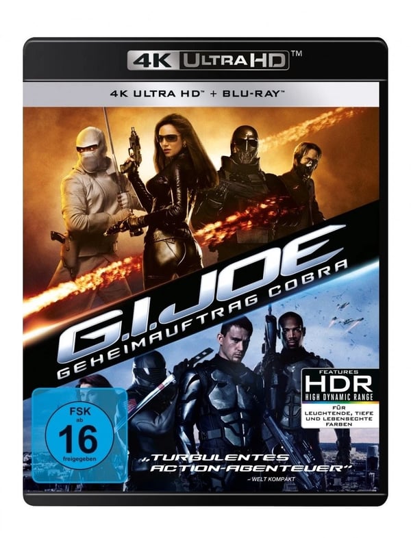 G.I. Joe Geheimauftrag Cobra (4K UltraHD) (+ Bluray 2D) (4K UHD Bluray) Brand New