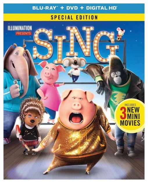 PRE ORDER: SING BLU RAY Region A Brand New