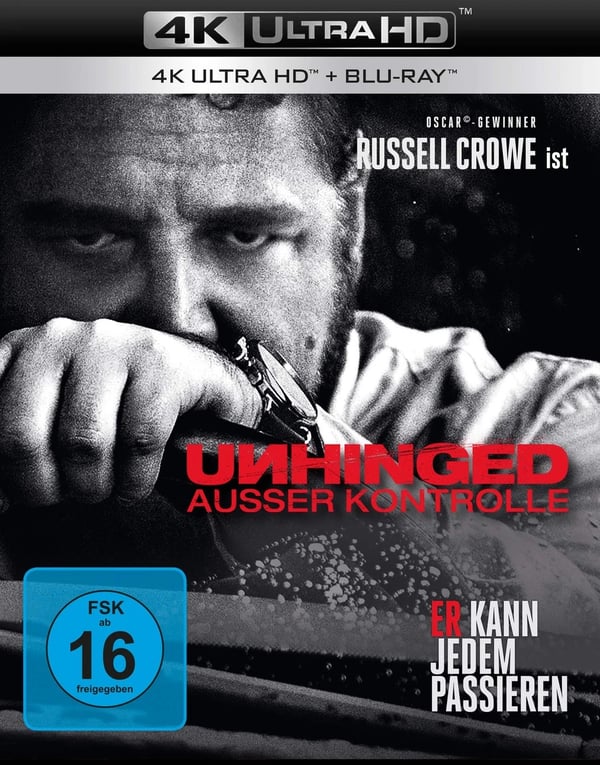 Unhinged Ausser Kontrolle (Bluray) Brand New
