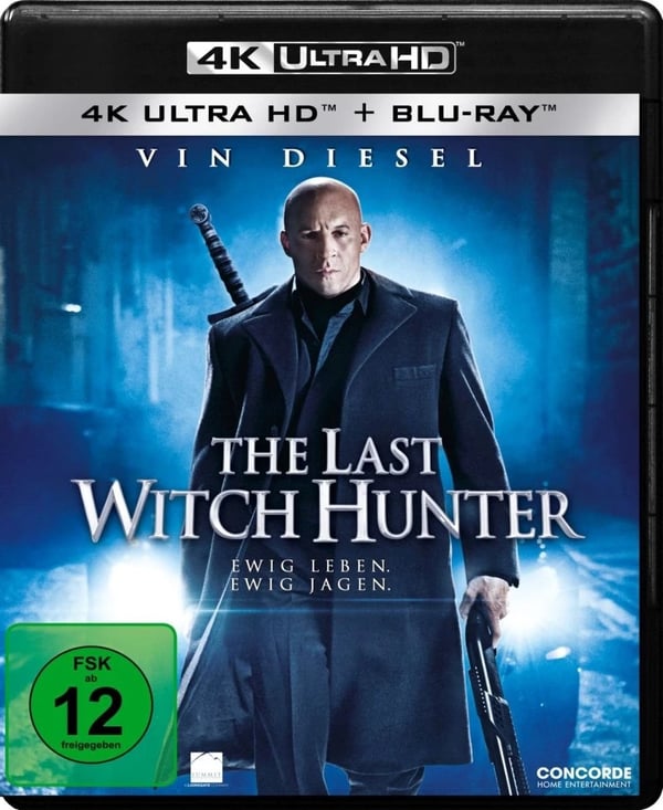 The Last Witch Hunter (4K UltraHD) (+ Bluray) (4K UHD Bluray) Brand New