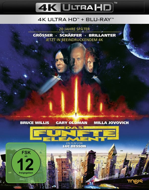 Das fünfte Element (4K UltraHD) (+ Bluray 2D) (4K UHD Bluray) Brand New Das fünfte Element (4K UltraHD) (+ Bluray 2D) (4K UHD Bluray) Brand New
