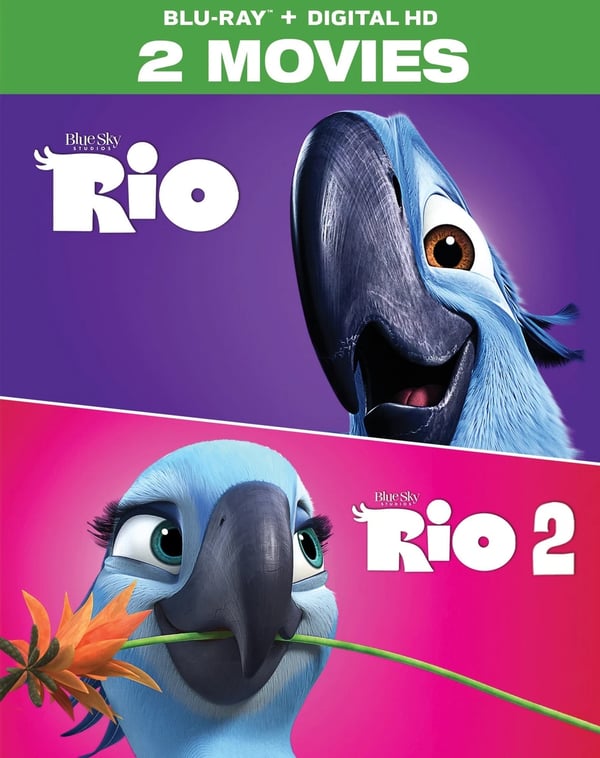 RIO 2MOVIE COLLECTION 2017 / Region A Bluray Brand New