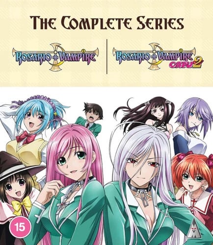 Rosario and Vampire: Complete Collection Bluray (2021) Takayi Inagaki cert Brand New