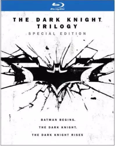 DARK KNIGHT TRILOGY Region free Blu Ray Brand New