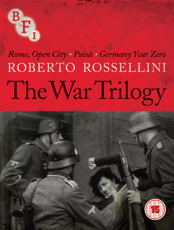 Roberto Rossellini: The War Trilogy [15] Bluray Box Set Brand New