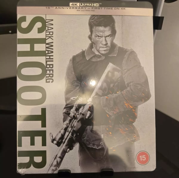 SHOOTER 4K UHD STEELBOOK , , FREEPOST 🚚 Brand New