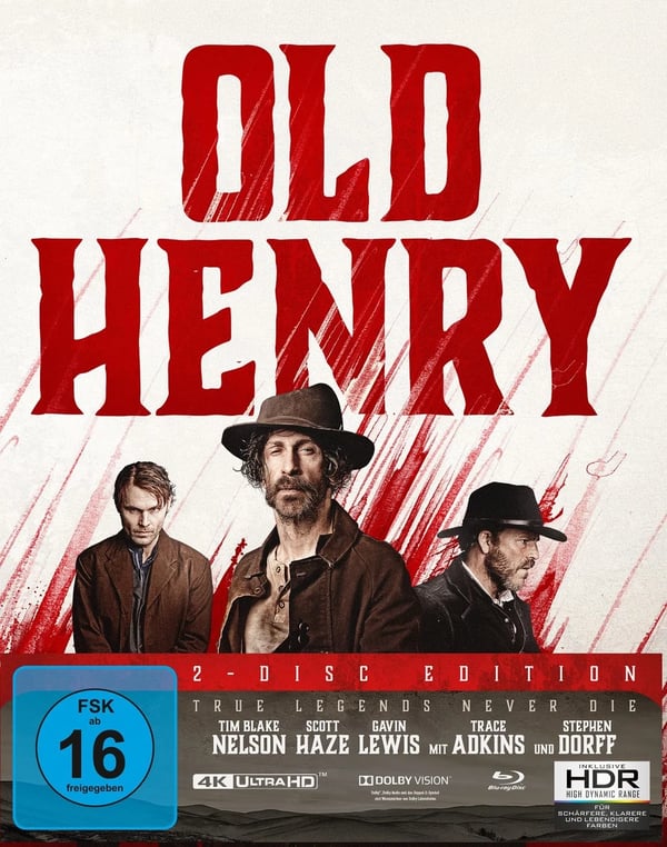 Old Henry (digipack) (English audio) (4K UHD Bluray) Tim Blake Nelson Brand New