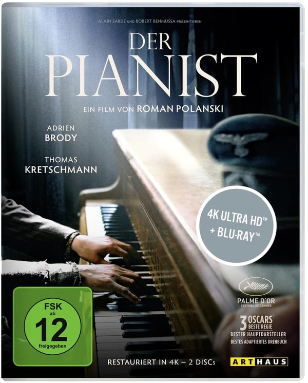 The Pianist (English audio. English subtitles) (4K UHD Bluray) Emilia Fox Brand New