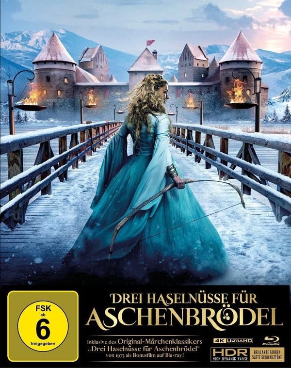 Drei HaselnÃ¼sse fÃ¼r AschenbrÃ¶del (Mediabook, 4K Ultra HD) (4K UHD Bluray) Brand New