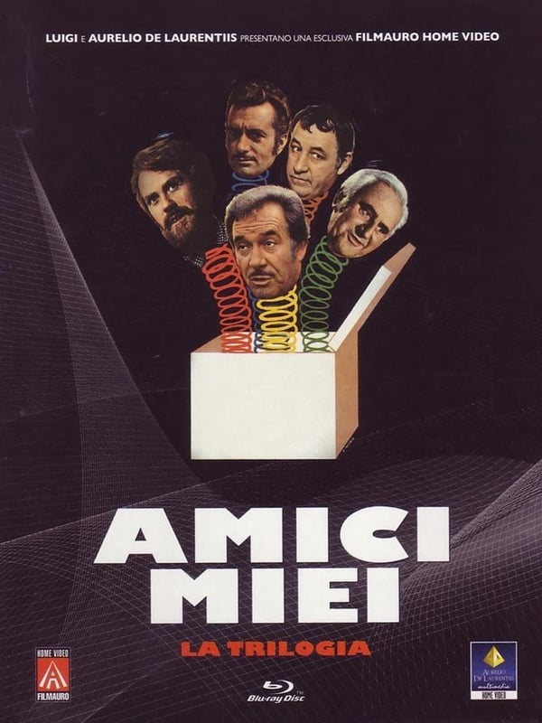 Amici miei La trilogia (Bluray) Philippe Noiret Ugo Tognazzi Paolo Stoppa Brand New
