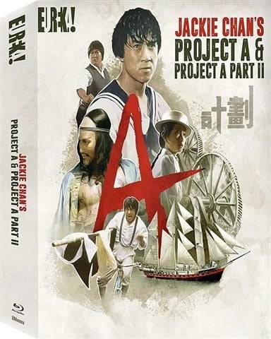 Jackie Chan's Project A & Project A Part II Limited Ed. (15) 2 Disc Bluray Brand New