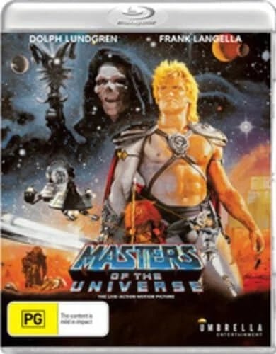 MASTERS OF THE UNIVERSE (THE LIVEACTION MOTION PICTURE) Region Free Blu Ray Brand New