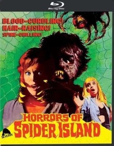 HORRORS OF SPIDER ISLAND Region A Blu Ray,US Import Brand New