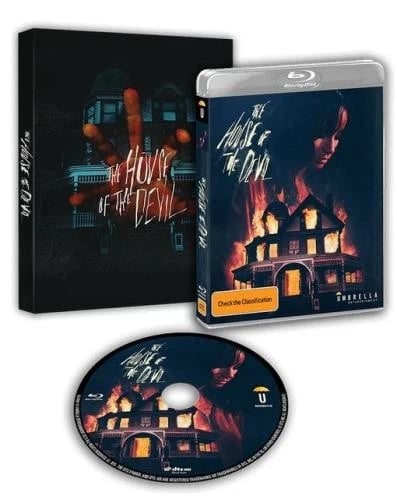 THE HOUSE OF THE DEVIL (Ltd EDITION SLIPCASE) Region Free Blu Ray Brand New