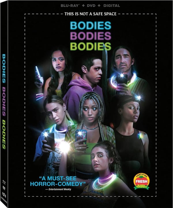 Bodies Bodies Bodies (Bluray) Maria Bakalova Chase Sui Wonders Brand New