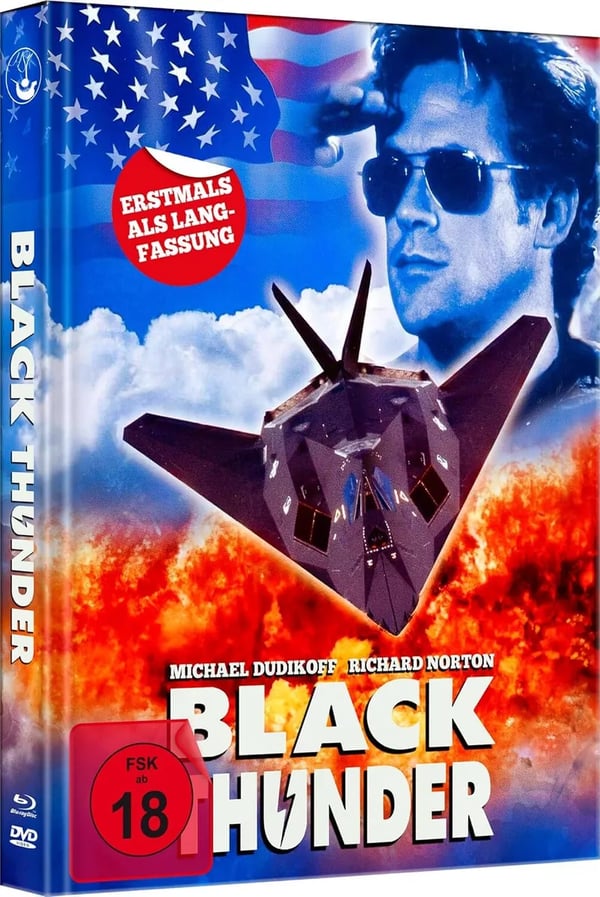 BLACK THUNDER 1998 / 2 Disc Ltd Mediabook Michael Dudikoff RB Bluray Brand New