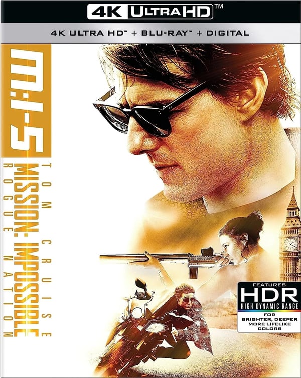 MISSION IMPOSSIBLE PART 5 4k UHD Ultra HD THE ROGUE NATION Fifth Movie 5th Film Brand New