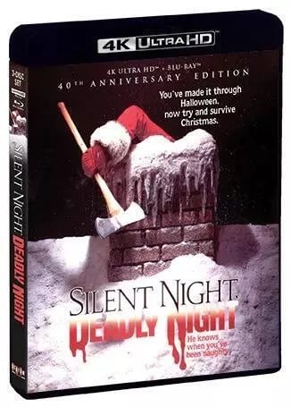 Silent Night, Deadly Night 40th Anniversary Edition (LE 4K + Bluray w/slip) Brand New