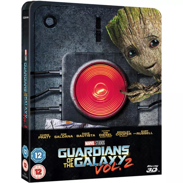 Guardians Of The Galaxy Vol. 2 Limited Edition 3D Blu Ray Steelbook Brand New