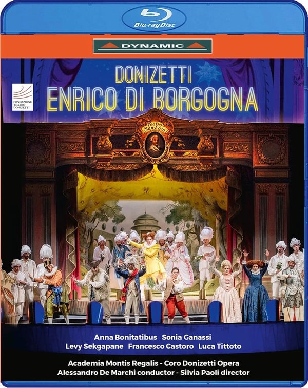 Donizetti: Enrico di Borgogna (Bluray) Francesco Castoro Luca Tittoto Brand New