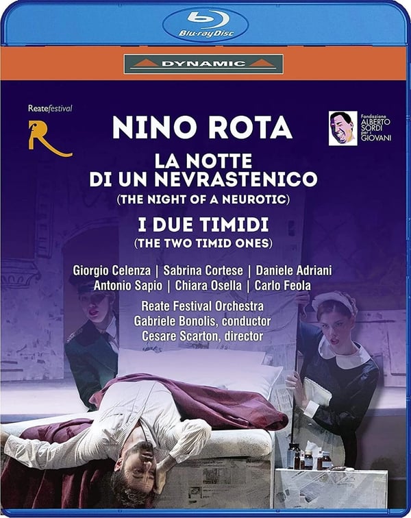 La Notte di un Nevrastenico/I Due Timidi (Bluray) Bonolis Gabriele Brand New